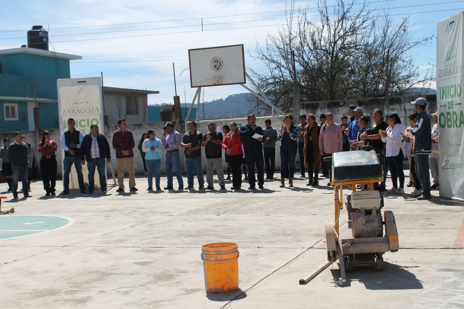 Inicia Construcci N De Techado En Escuela De Zaragoza En Linea Puebla